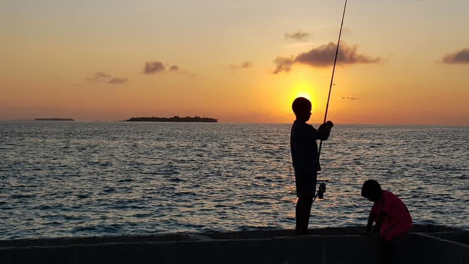 Sunset view in F. Nilandhoo